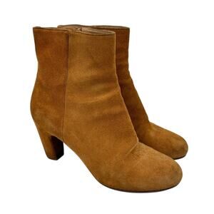 Maison Margiela Tan Suede Ankle Boots